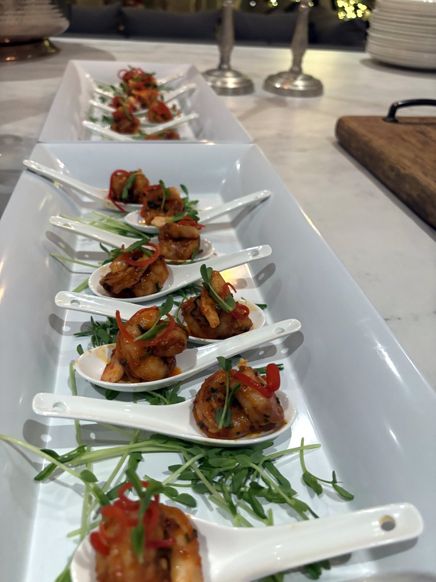 Open Water Catering shrimp spoons