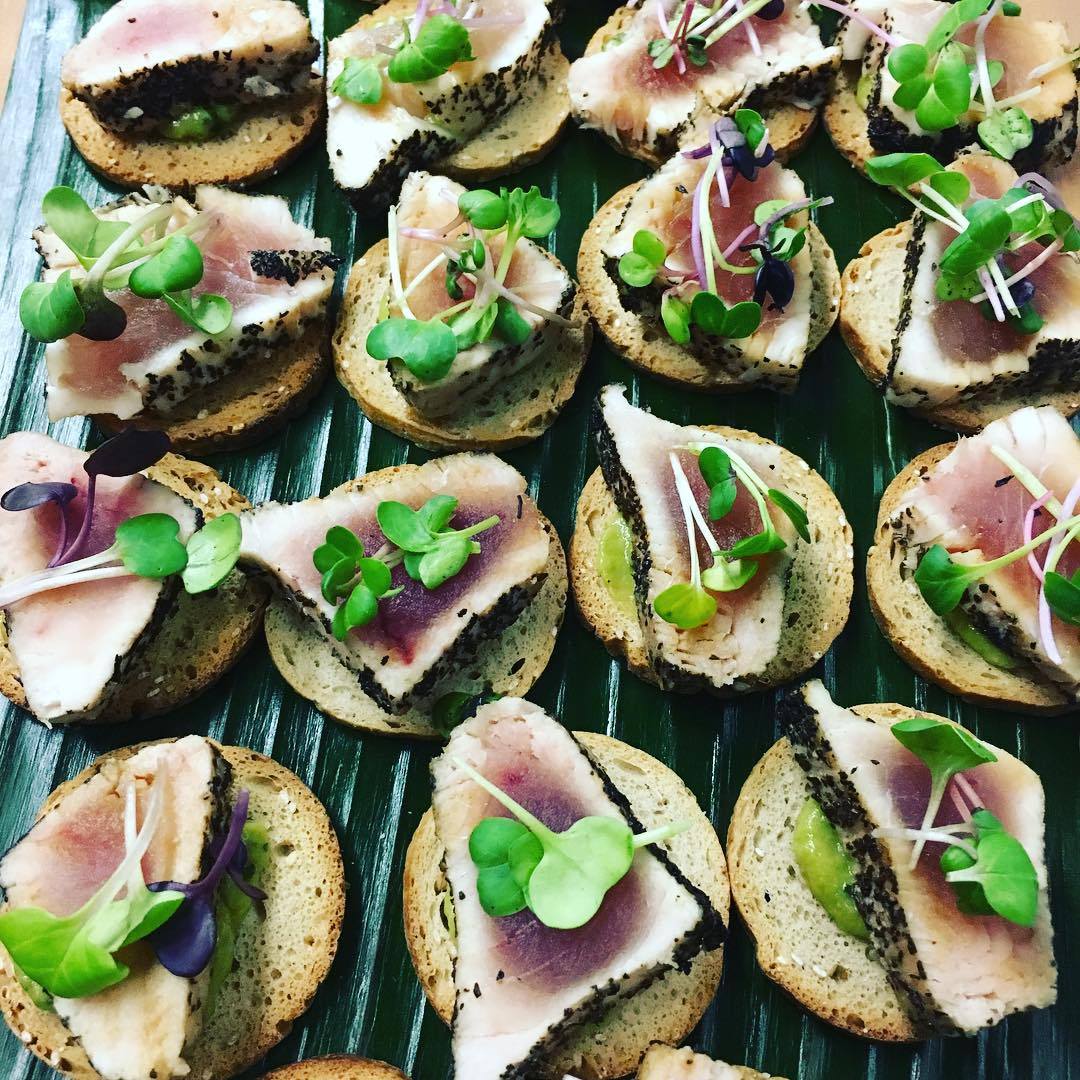 Open Water Catering chai tuna dish