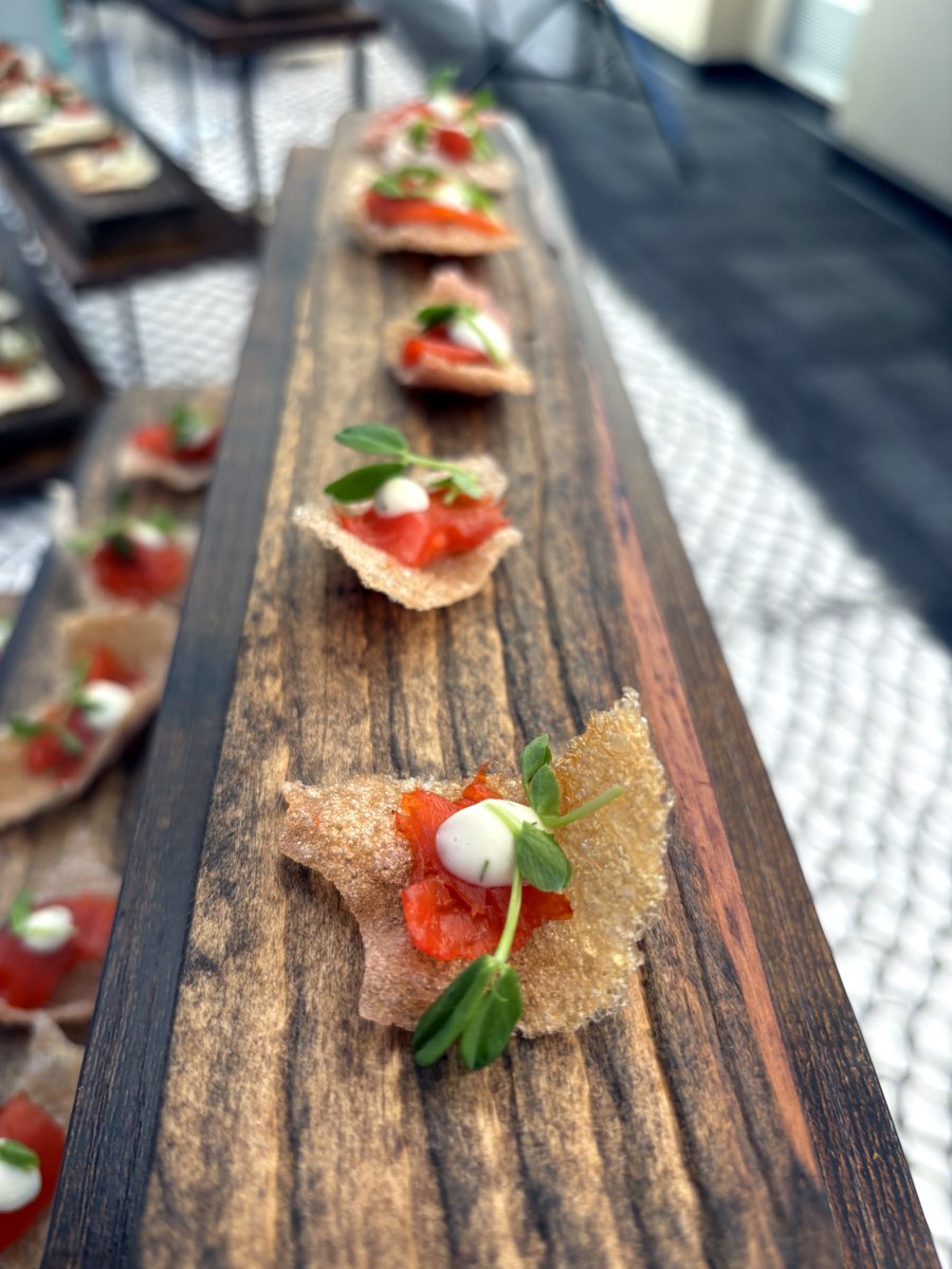 Open Water Catering salmon crisp