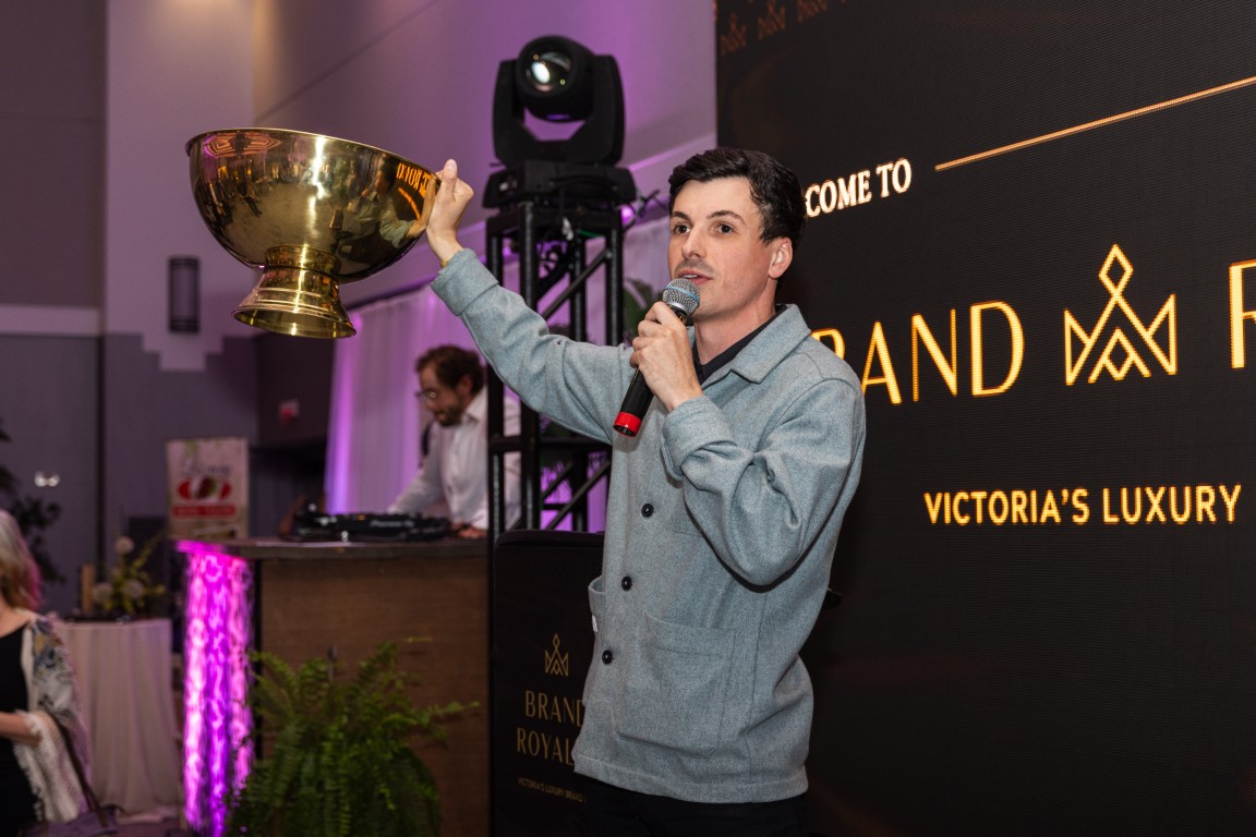Jason Verners hosting on stage at Brand Royalty 2025